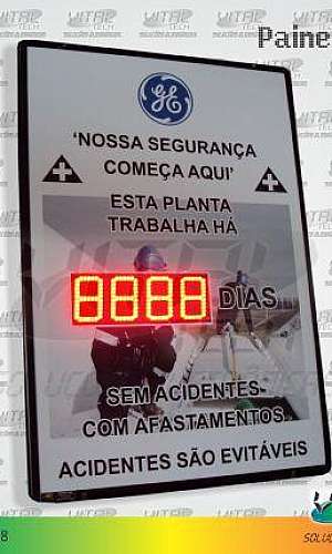 Painel contador de dias Painel contador de dias