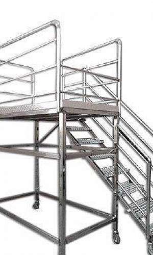 Plataformas em aço inox Plataformas em aço inox